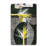 "Дерево" Комплект ковриков для ванной и туалета 50х80см; 50х40см + коврик для унитазной крышки 44х40см, безворсовый, антискользящее основание, оверложенный край, полиэстер (Китай)