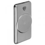 BY Аккумулятор мобильный 10000мАч, с беспр.зарядкой, MAG, быстрая зарядка QC3.0+PD 20W, 3A, серый