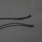 Амулет "Бусина Дзи" инь-ян, цвет чёрно-белый в серебре, 80 см