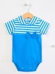 Боди "Полоски", 1805, бирюзовое