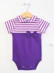 **Боди "Полоски", 1805, фиолетовое
