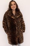 *Шубка утеплённая 24333 (леопардовый)