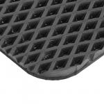 EVA-коврики автомобильные, универсальные, М (малолитражка), без окантовки, черные, набор