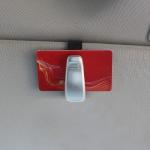 Держатель очков TORSO, зажим, хром