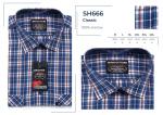 SH666s (M-4XL) Сорочка мужск. хлопок. кор. рукав, BROSTEM