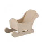 Заготовка для декорирования "Love2art" PAM-070 "сани" папье-маше 24 х 13 х 17 см .