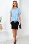 Блуза Эрика (голубой) Б11-252