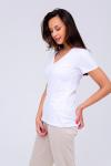 304-1WHT Футболка женская трикотажная
