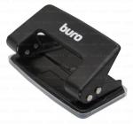 Дырокол на 10 листов металлический черный Buro Elementary