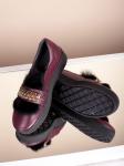 Женские кроссовки оптом/ Лоферы (1473 Bordo)
