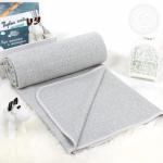 Детские одеяла-покрывала (трикотаж) Соты серые