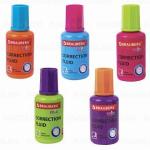 Корректирующая жидкость штрих 20 мл флакон с кисточкой быстросохнущая MIX BRAUBERG