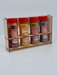Ассорти специй из Сочи на подставке 4 банки 400гр
