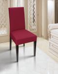 Чехол на стул жаккард-стрейч Паркет бордо