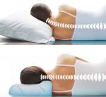 Ортопедическая подушка 53x34см, Memory Pillow, высота 10 см