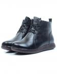01-5539-1 BLACK Ботинки демисезонные женские (натуральная кожа, байка) размер 36
