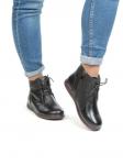 01-5539-1 BLACK Ботинки демисезонные женские (натуральная кожа, байка) размер 36
