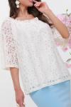 Блузка кружевная со спущенными плечами