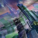 Комплект наволочек 40*40 см, бязь  ГОСТ (Ночной город)