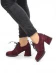 01-FDX122-2P WINE Ботильоны женские (натуральная замша) размер 37