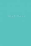 Mint Note. Стильный блокнот с "мятными" страницами (А5, обложка на ткани с тиснением фольгой)