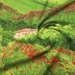 Комплект наволочек 40*40 см (2 шт.), бязь "Люкс"(220) (Цветущая альпика)