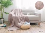 Плед велсофт "Fine Line" 150х200 Royal Plush 150/003-RP- сухая роза