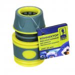 INBLOOM PROF+ Коннектор быстросъемный для шланга 1/2, обрезиненное покрытие ABS