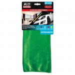 02 Салфетка микрофибра для стекол, зеркал, хрома AVS MF-6036 (35х40см)(1шт)