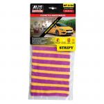 06 Салфетка микрофибра 2-х цветная салфетка высокой плотности AVS MF-6104 (35х40см)(1шт)