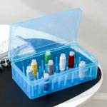 Бокс пластиковый для хранения, 42 отделения для ниток, 23,5_13,5_6,5 см, цвет МИКС