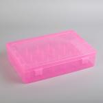 Бокс пластиковый для хранения ниток, 24 ячейки, 28_19,5_6 см, цвет МИКС