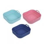 VETTA Форма для выпечки квадратная с ручками, 20,5см, силикон, 3 цвета