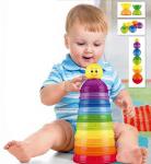 DE 0059 Стаканчики развивающие для малышей «ЦВЕТА РАДУГИ»