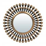 QWERTY Зеркало декоративное "Дижон", D-25 см, бронза /24