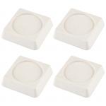 Антивибрационные подставки, 4шт, квадратные, белый