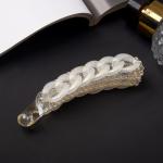 Банан для волос "Вива" звенья, 10 см, белый