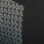 Авточехлы универсальные Nova Bright, черные с серыми вставками, жаккард, 11 предметов