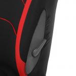 Авточехлы универсальные 9 предметов, черные - красные вставки, М5, H series