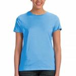 Футболка женская однотонная "Sadiq" (голубой) (art. SDQG12)