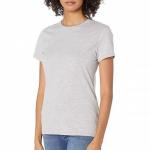 Футболка женская однотонная "Sadiq" (серый меланж) (art. SDQG07)