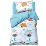 *Постельное белье "Этель" 1.5 сп Авиатор 143х215 см, 150х214 см, 50х70 см -1 шт,100% хлопок, бязь