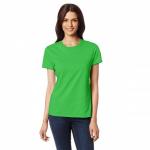 Футболка женская Classic Premium (с лайкрой, зеленая) (art. CLS-W04)