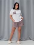 *Пижама "Милашка" пудровая роза с шортами