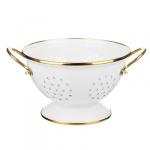 BY COLLECTION Дуршлаг эмалированный, d22см, белый