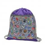 Мешок под обувь 221/4 сирень/дизайн школа