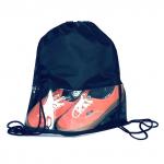 Мешок под обувь с пленкой и карманом 221/5 черный