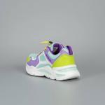 Кроссовки. Jump 1-2215-G02 Зелёно-фиолетовый