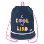 Мешок для обуви 1 отделение Berlingo Be cool, 400*480 мм, расширяющееся дно, светоотражающая лента, карман на молнии, MS1093