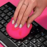 Автомобильный очиститель гель-слайм "лизун" Klik, розовый, 100 г